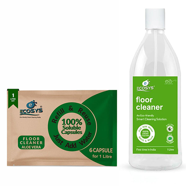 Floor Cleaner | 6 Capsules for 1 litre Concentrate | Kids and Pet Safe | Non Toxic
