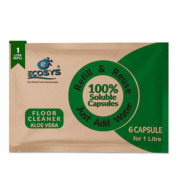 this is the image of non toxic aloe vera 1L refill pack by Ecosys
