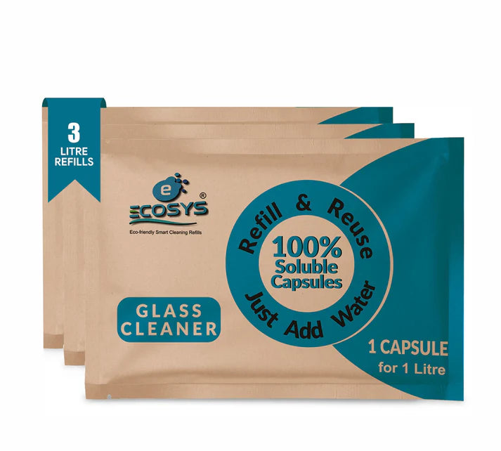 this is the image of glass cleaner 3 liter non toxic refills pack
