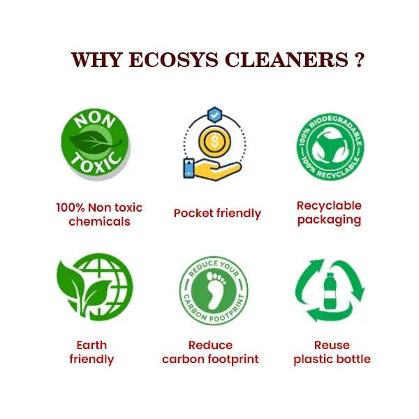 Disinfectant Bathroom Cleaner | Removes hard stains | Non Toxic - Ecosys Cleaners