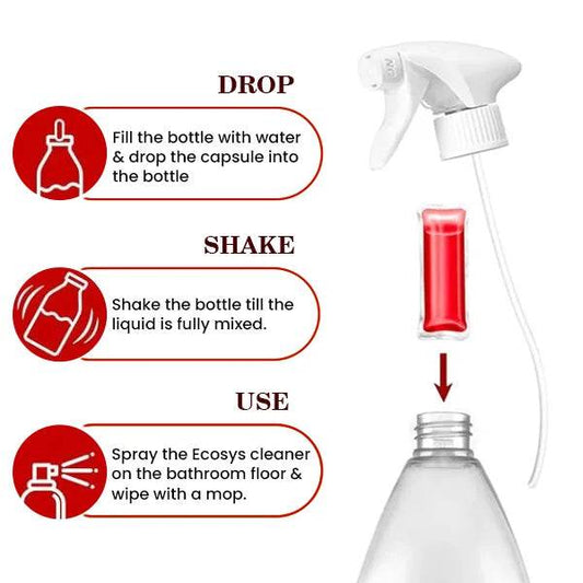 Disinfectant Bathroom Cleaner | Removes hard stains | Non Toxic - Ecosys Cleaners