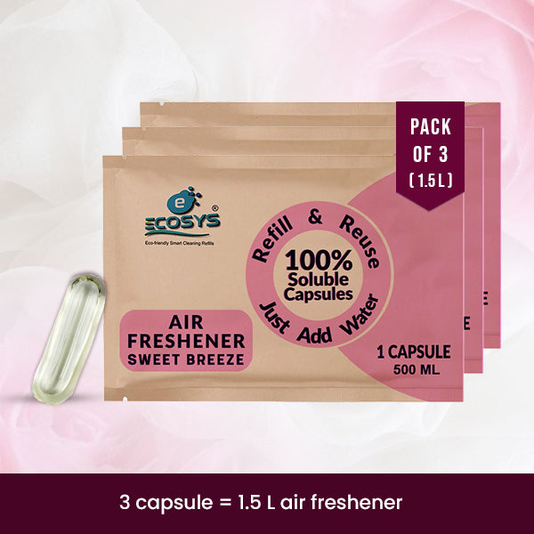 Ecosys Air Freshener |Sea Myst | Sweet Breeze| Blue Lagoon |Long lasting | Non Toxic