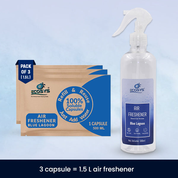 Ecosys Air Freshener |Sea Myst | Sweet Breeze| Blue Lagoon |Long lasting | Non Toxic