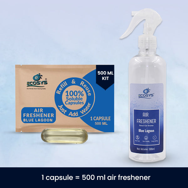 Ecosys Air Freshener |Sea Myst | Sweet Breeze| Blue Lagoon |Long lasting | Non Toxic