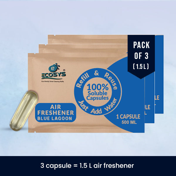 Ecosys Air Freshener |Sea Myst | Sweet Breeze| Blue Lagoon |Long lasting | Non Toxic