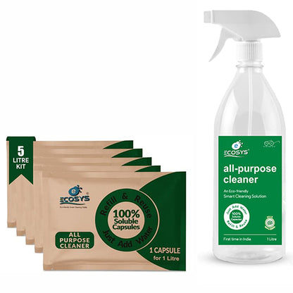 Ecosys Disinfectant All Purpose Cleaner | All-in-one action formula | Non Toxic