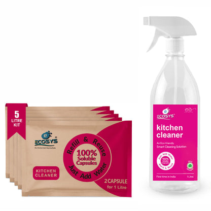 Kitchen Cleaner with Herbal fragrance | Degreaser | 2-in-1 action formula