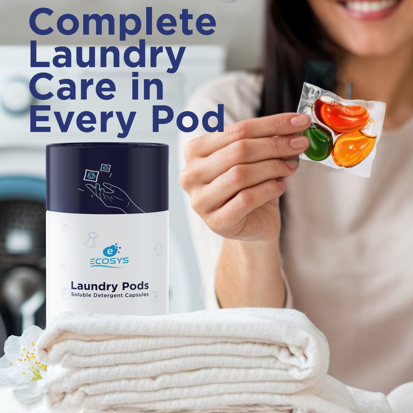 Laundry Pods | Stain Remover, Softener & Aroma